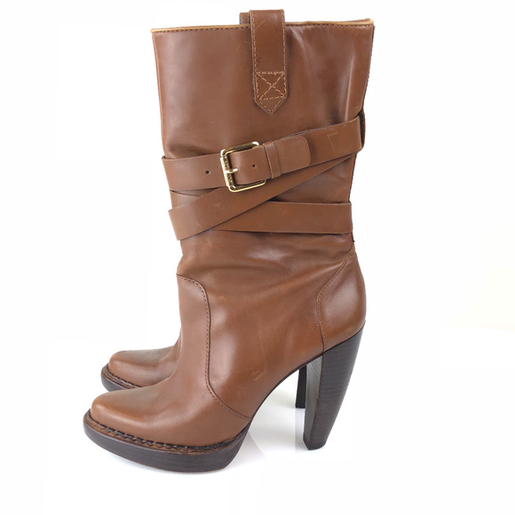 Michael Kors | Leather Strap Boot (Size 8.5) - Picture 1 of 8